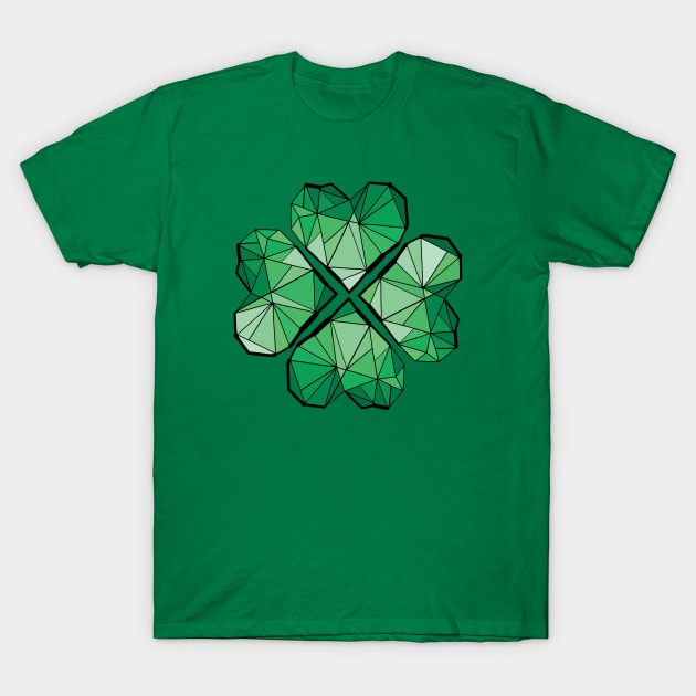 Geometric clover T-Shirt by CindyS